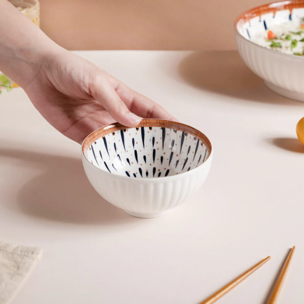 Dewdrop Ceramic Snack Bowl 4.5 Inch 250 ml - Image 3