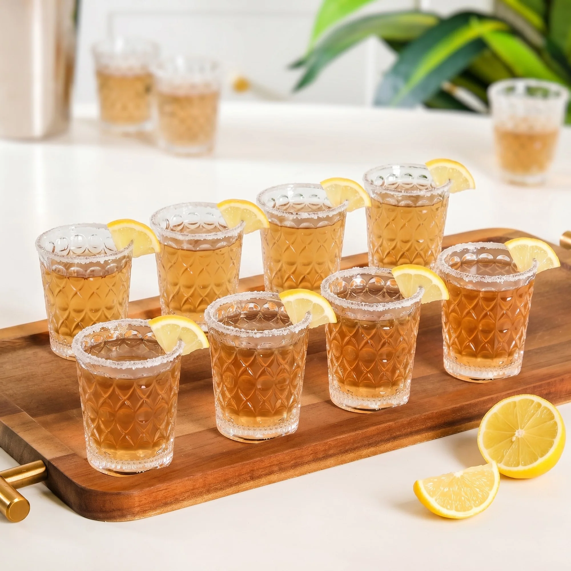 Diamond Embossed Shot Glass Set Of 12 55ml - Image 7