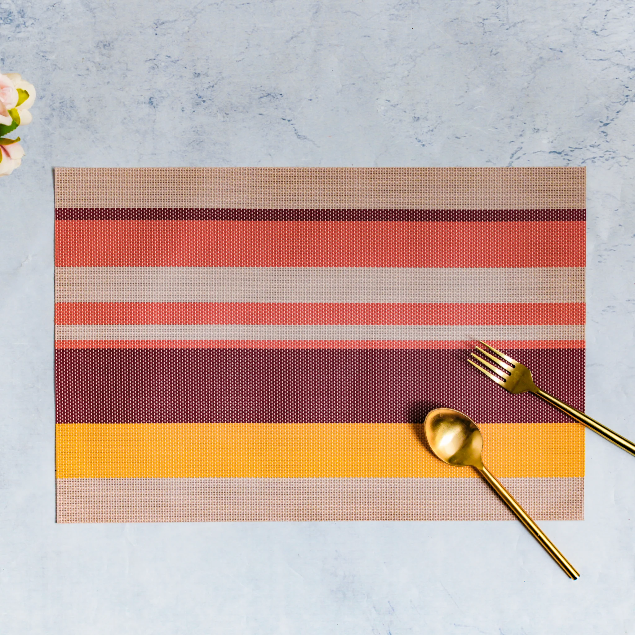 Dinner Mat Striped Set of 4 - Image 6