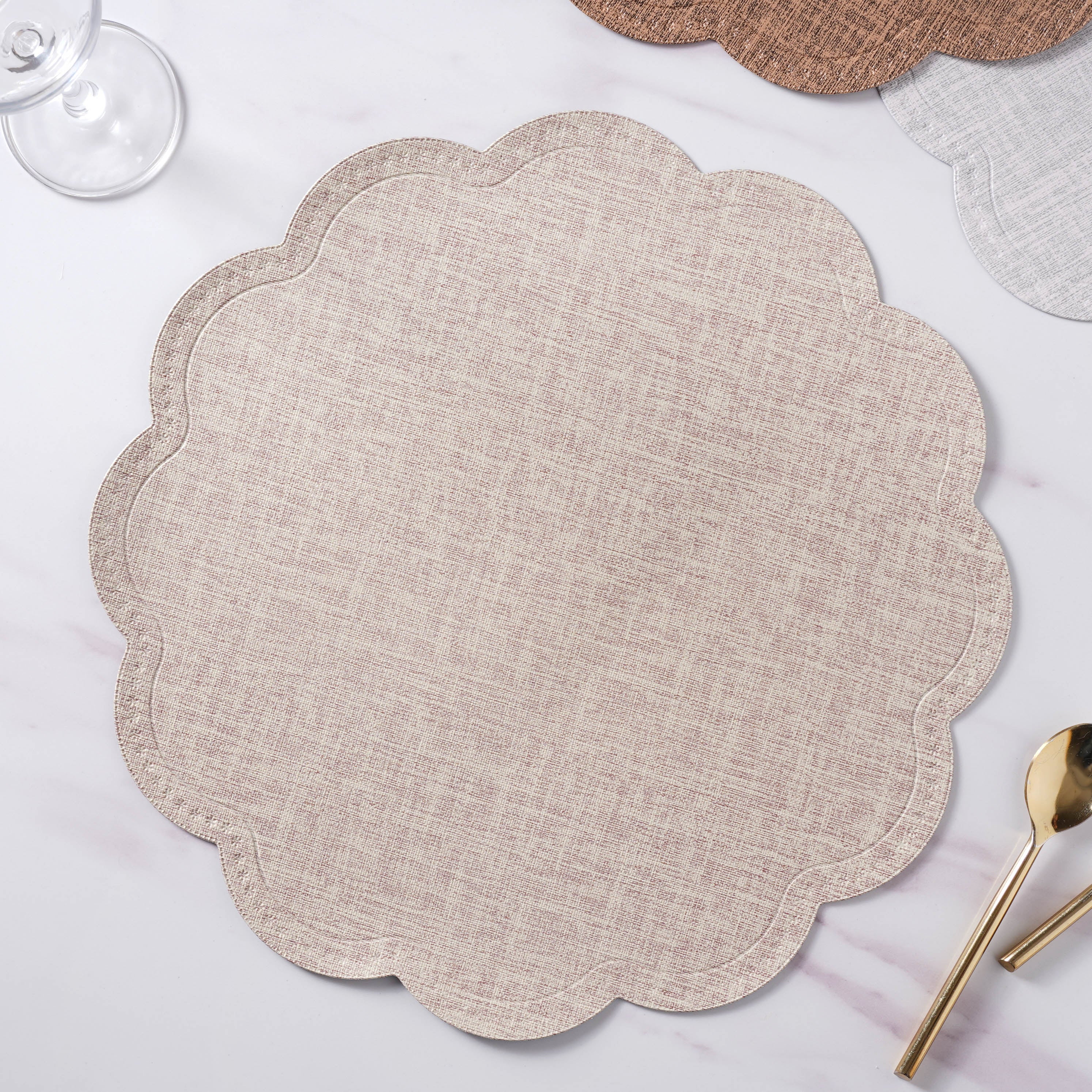 Dinner Table Mat Lace Set - Image 11