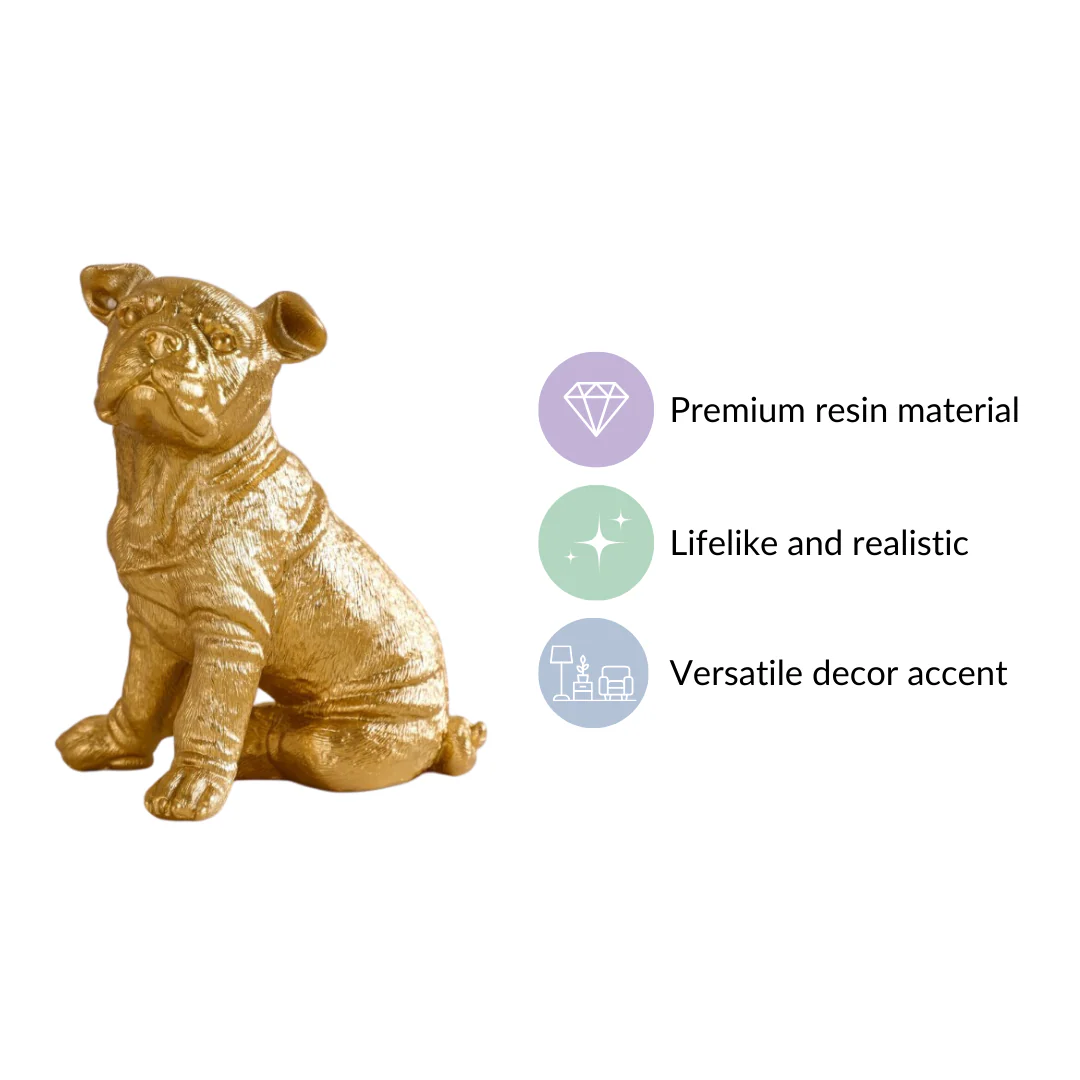 Dog Showpiece Gold Large - Image 4