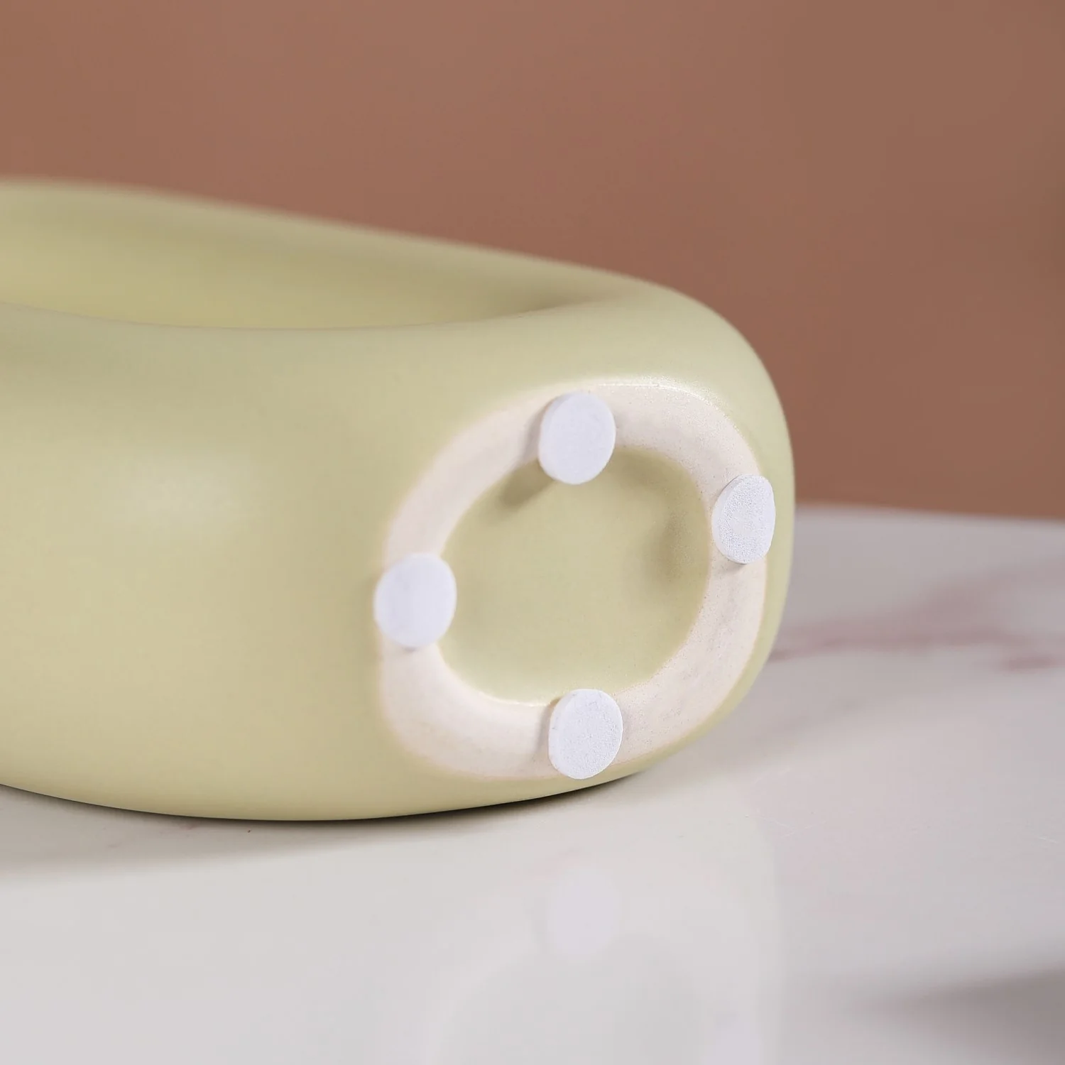 Donut Oval Vase Light Green - Image 10