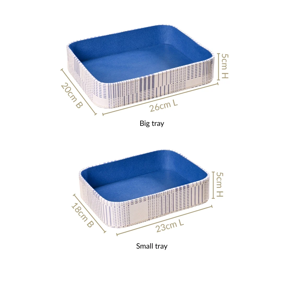 Dots And Dash Storage Organisation Tray Set Of 2 - Image 4