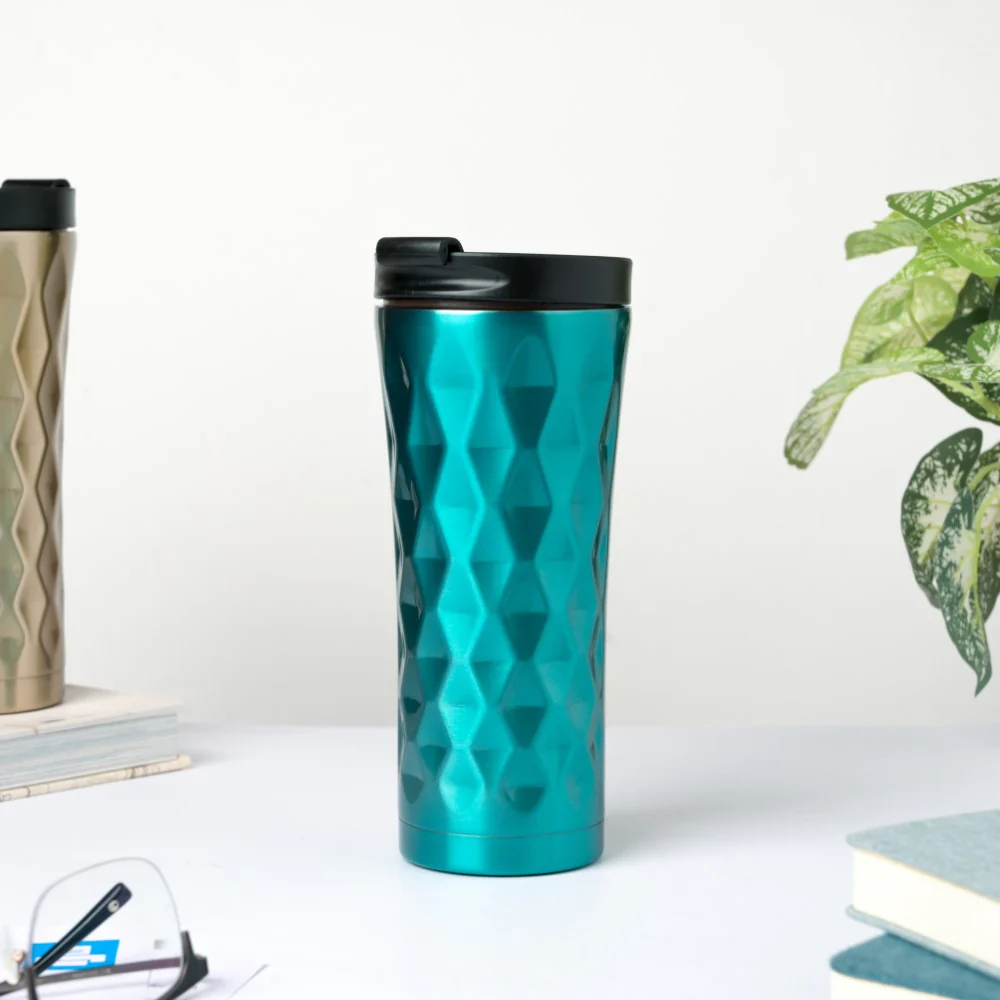 Double Walled Travel Tumbler Green 500ml