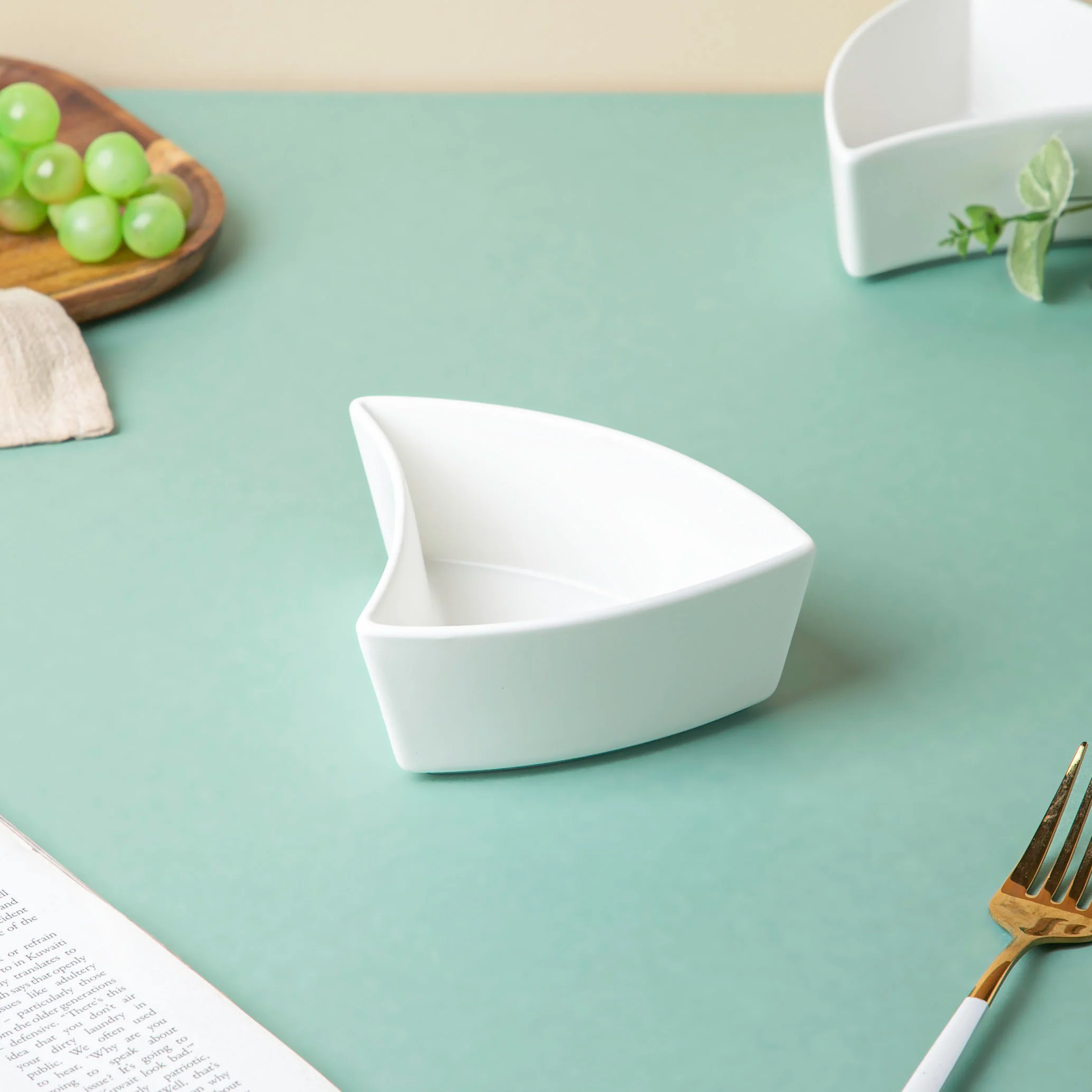 Dry Fruit Bowl White Set Of 5 200 ml - Image 7