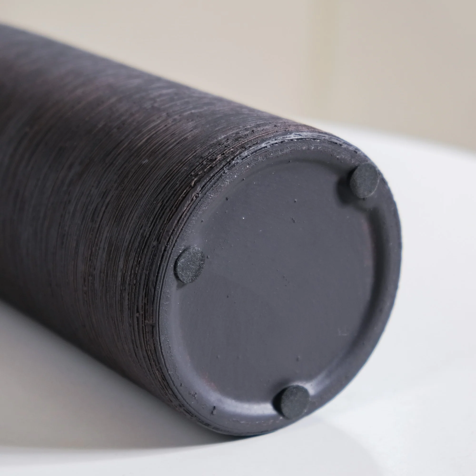 Earthy Black Pottery Ceramic Vase - Image 10