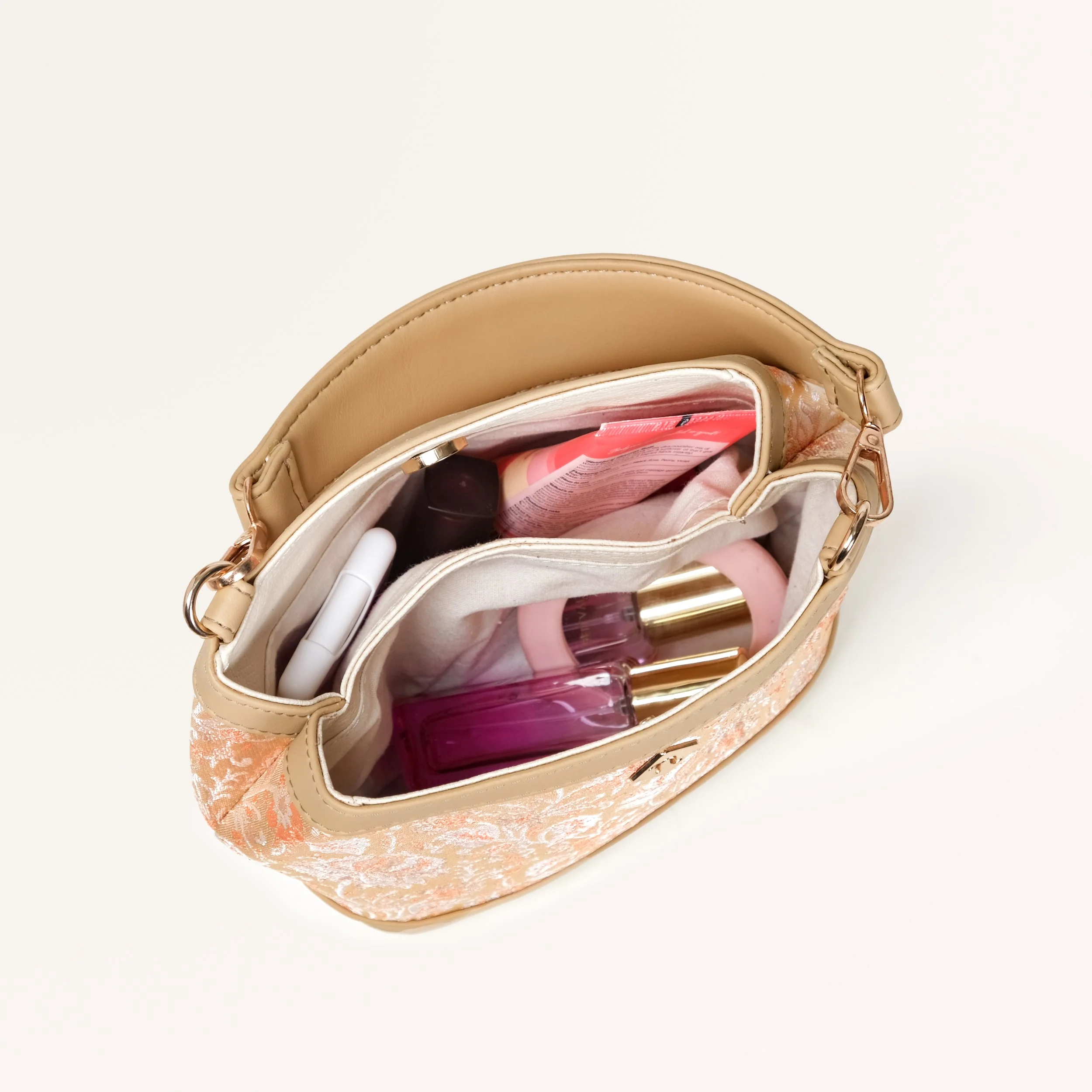 Eden Beige Bucket Bag For Women - Image 3
