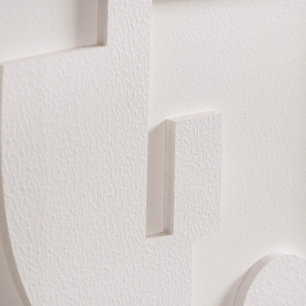 Embossed 3D Wall Art White Set Of 2 20x16 Inch - Image 9