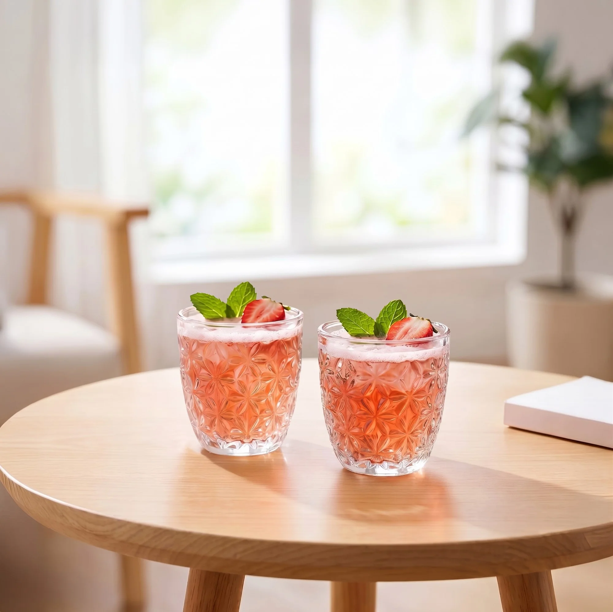 Embossed Drinking Tumblers Set Of 6 260ml - Image 10
