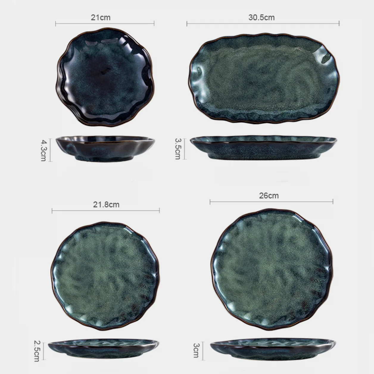 Emerald Long Plate - Image 5