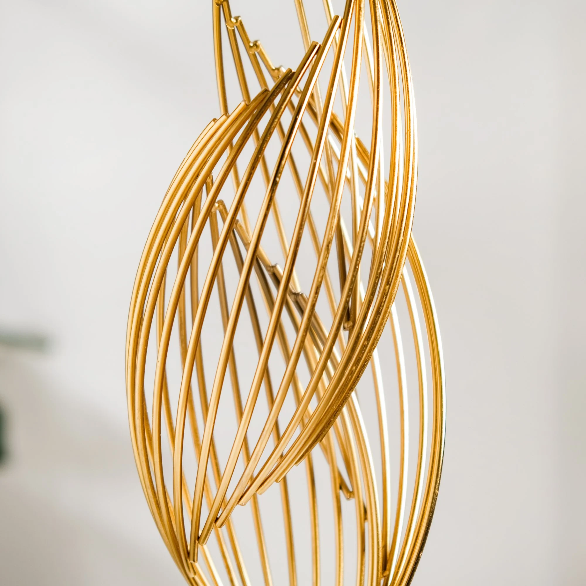 Eternal Flame Sculpture Showpiece Gold Large - Image 9