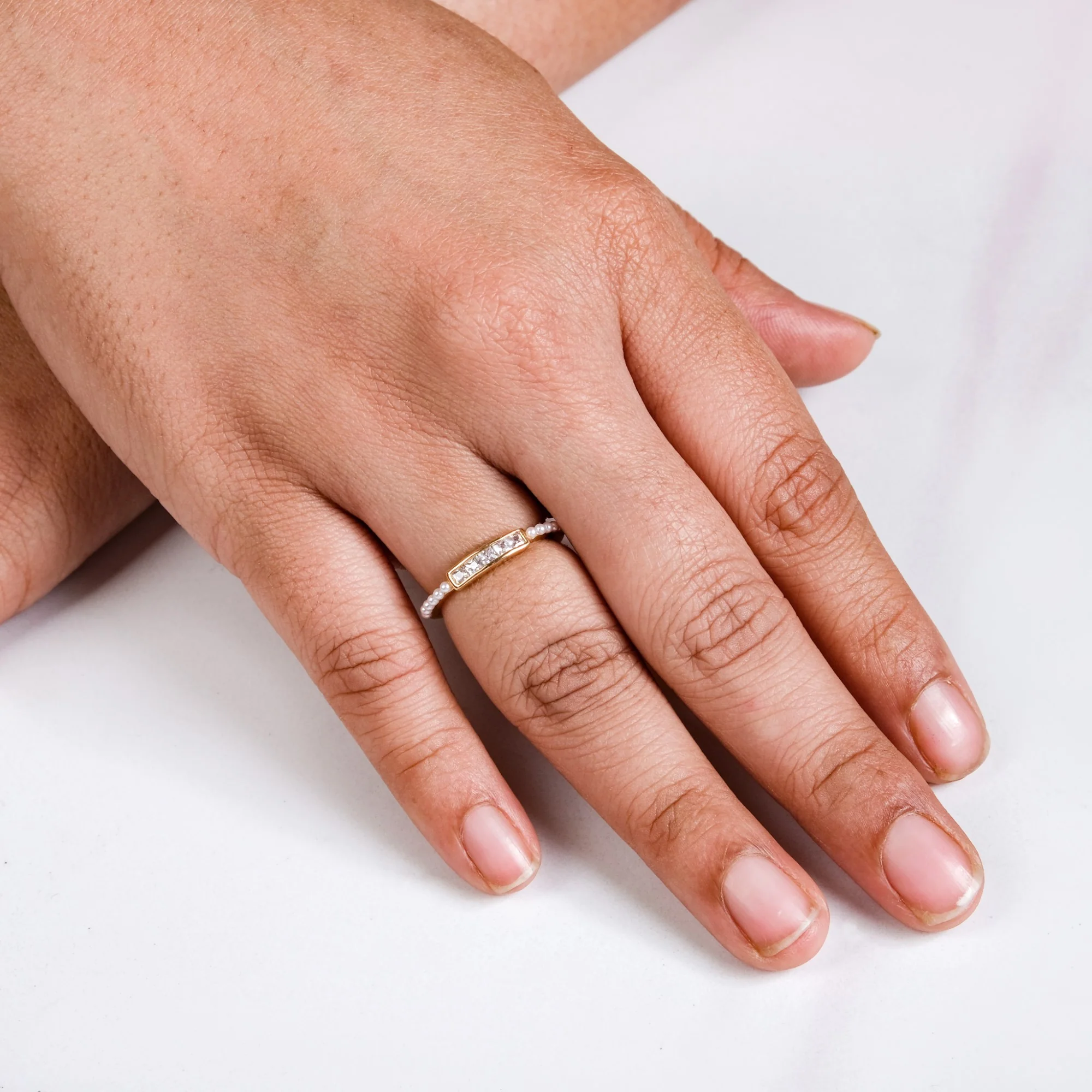Ethereal Charm Adjustable Gold Ring - Image 2