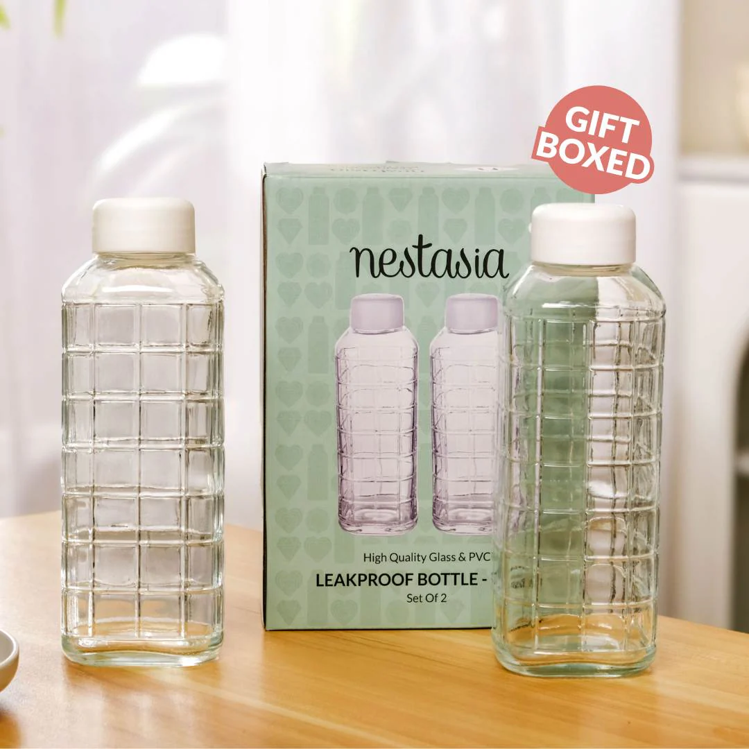 Everyday Transparent Glass Bottle Set Of 2 720ml - Image 8