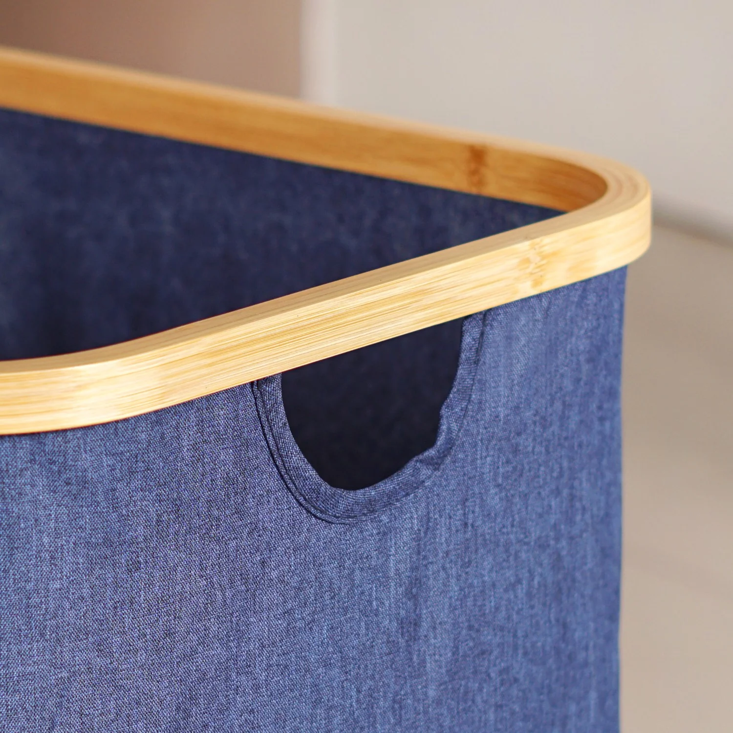Fabric Storage Basket Blue - Image 6