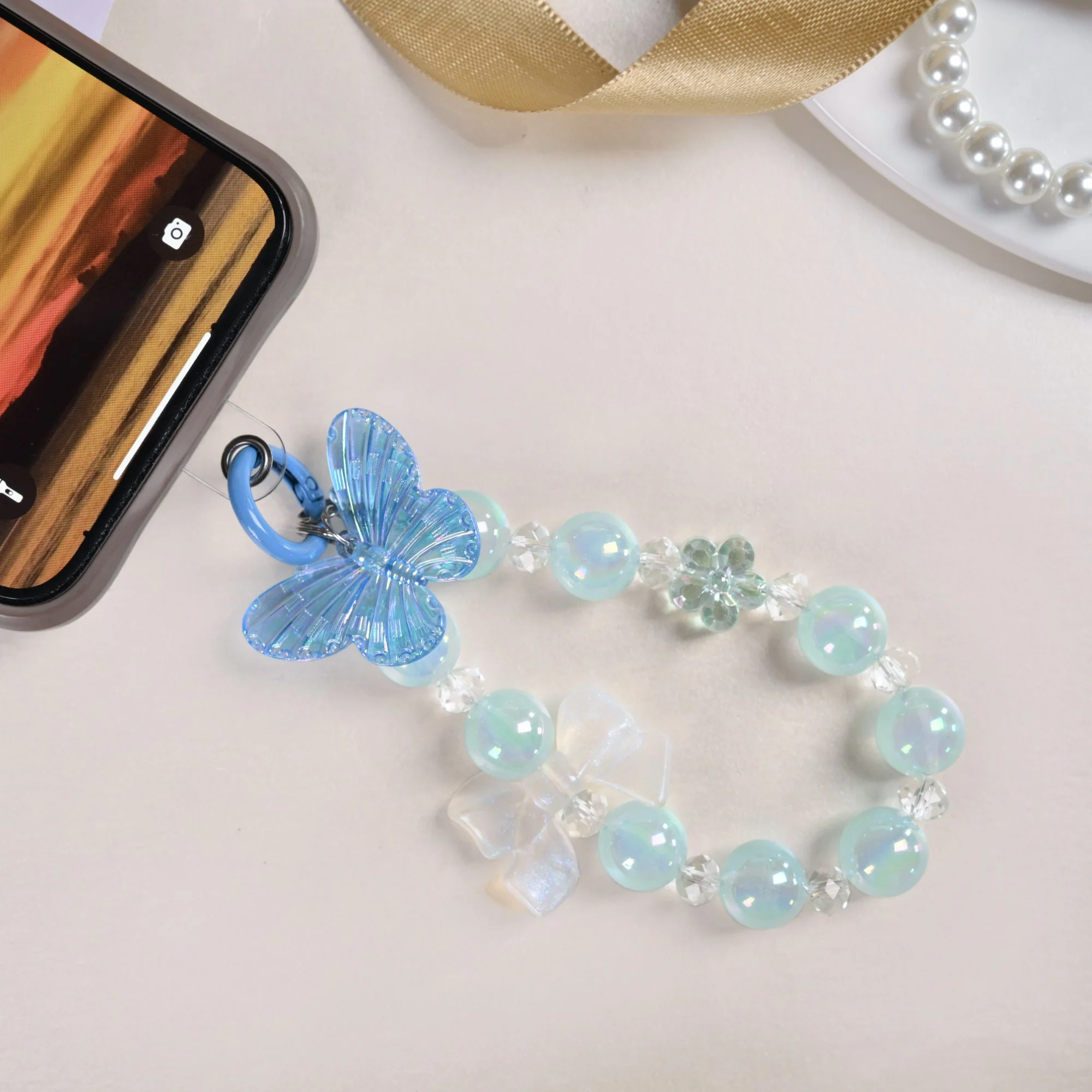 Fairy Blue Butterfly Keychain - Image 8