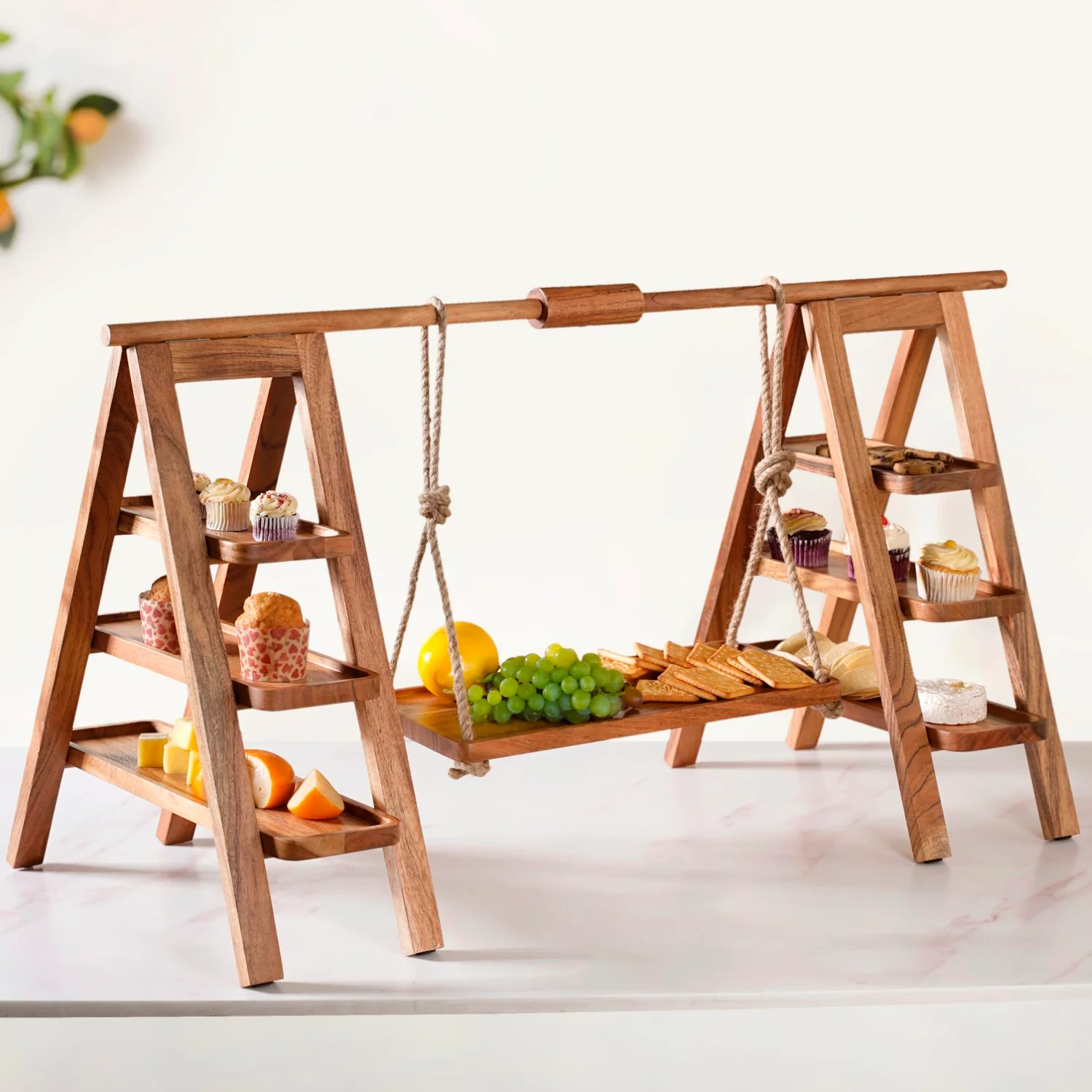 Farmhouse Style Acacia Mega Party Platter