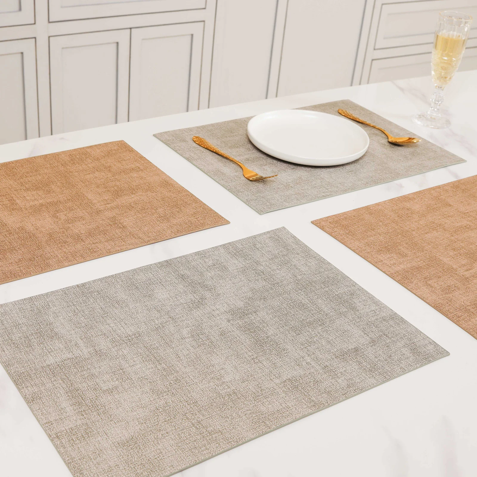 Faux Leather Placemat Set of 2 - Image 4