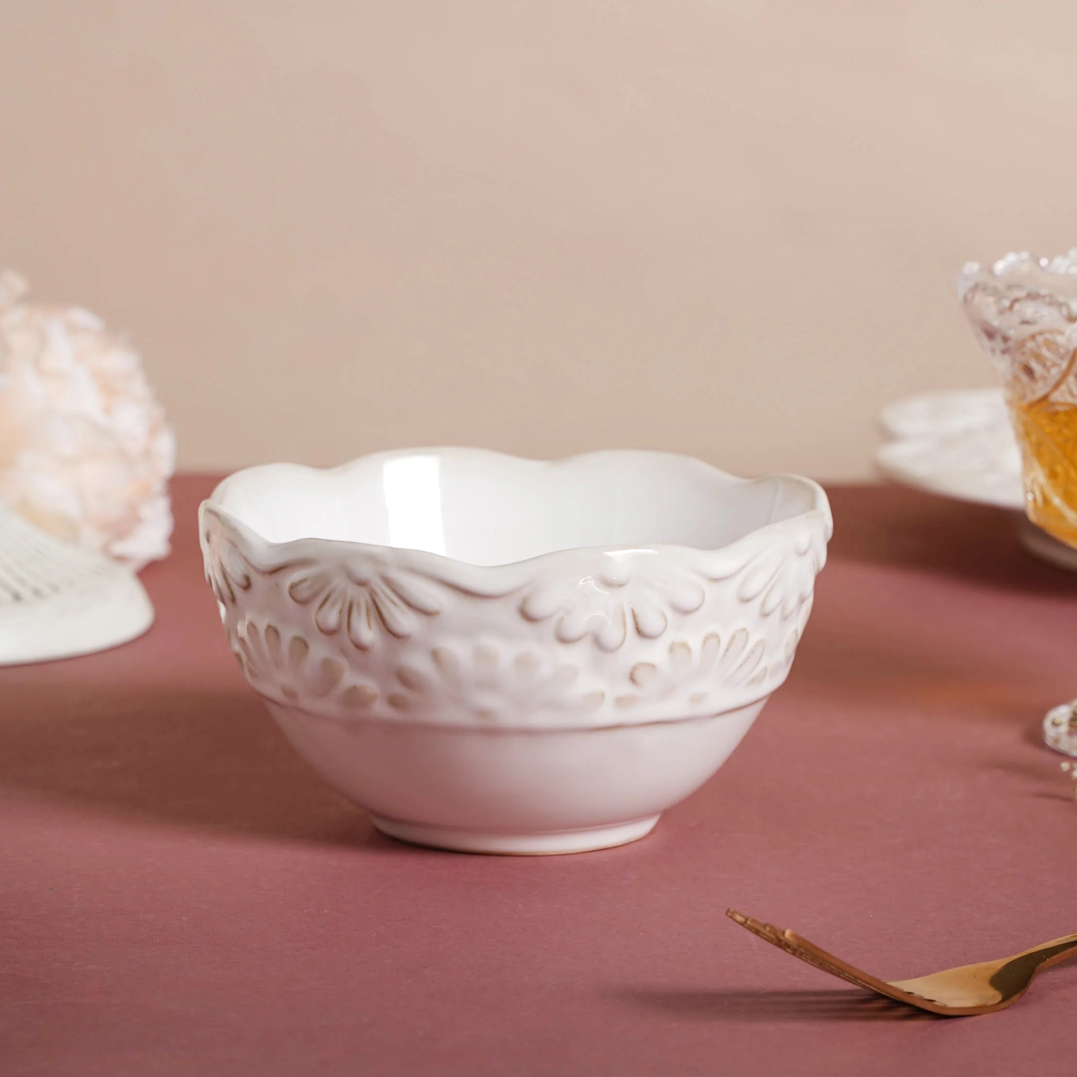 Faye Ornamental Snack Bowl 400 ml - Image 6
