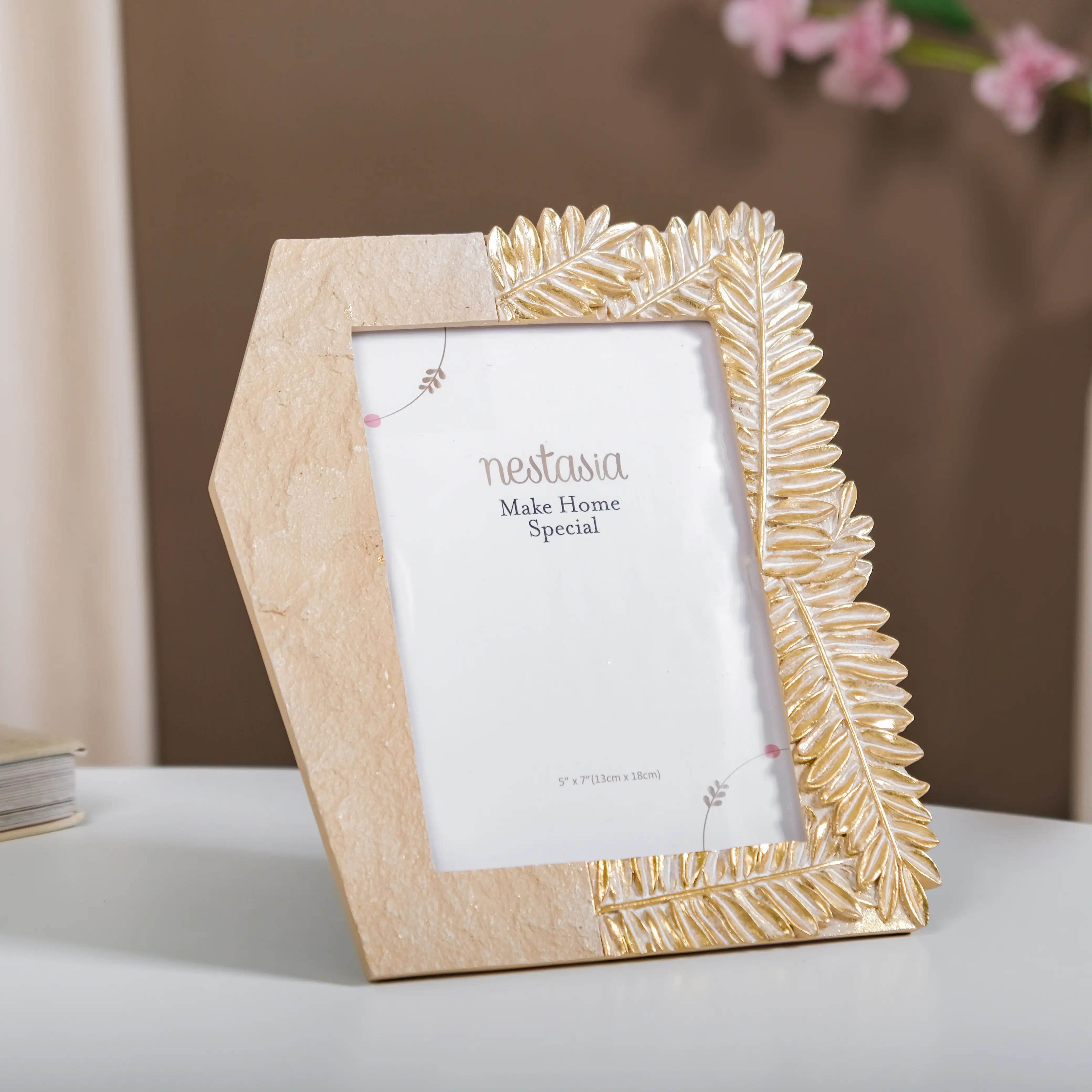 Fern Designer Photo Frame Gold 9"x7.5" - Image 10