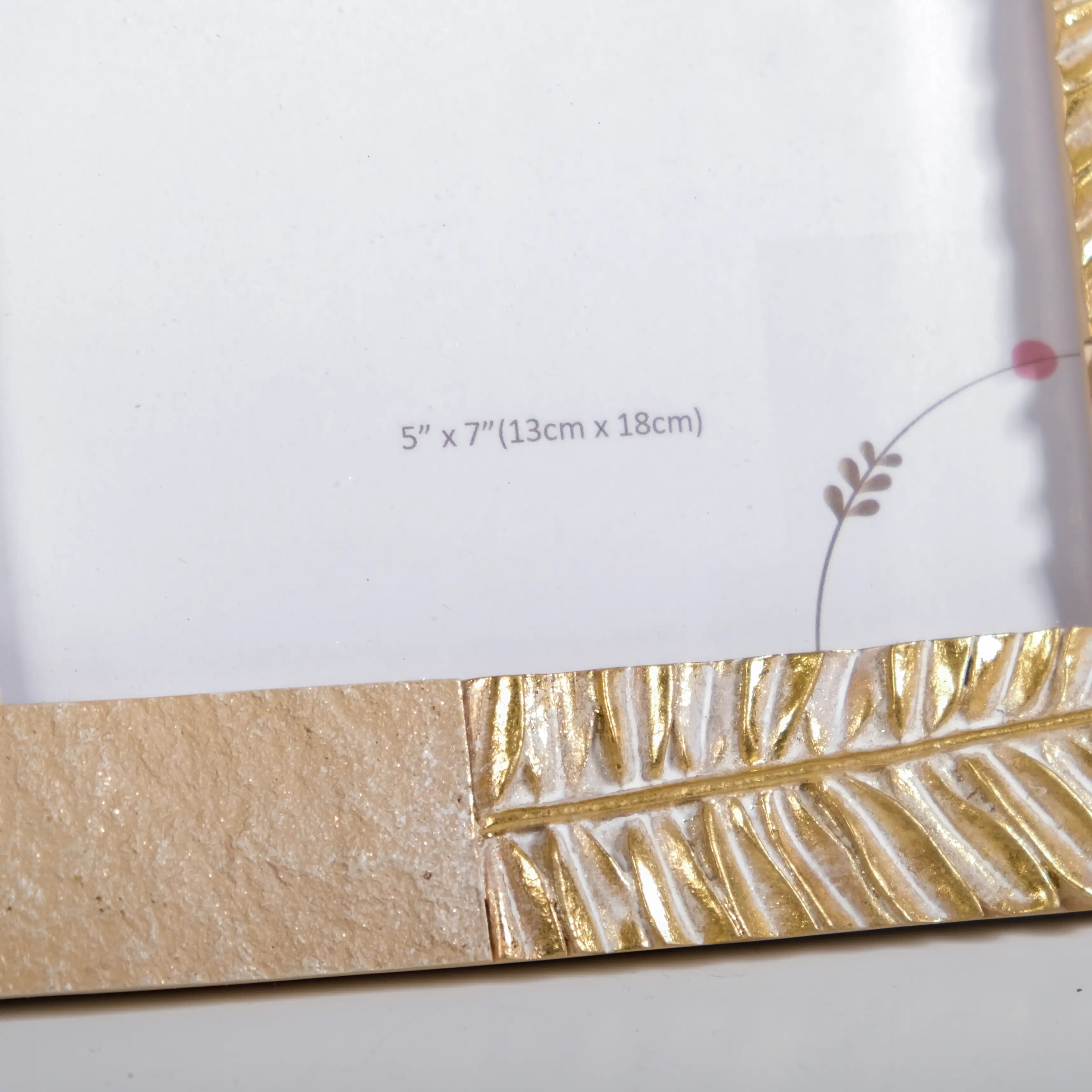 Fern Designer Photo Frame Gold 9"x7.5" - Image 11