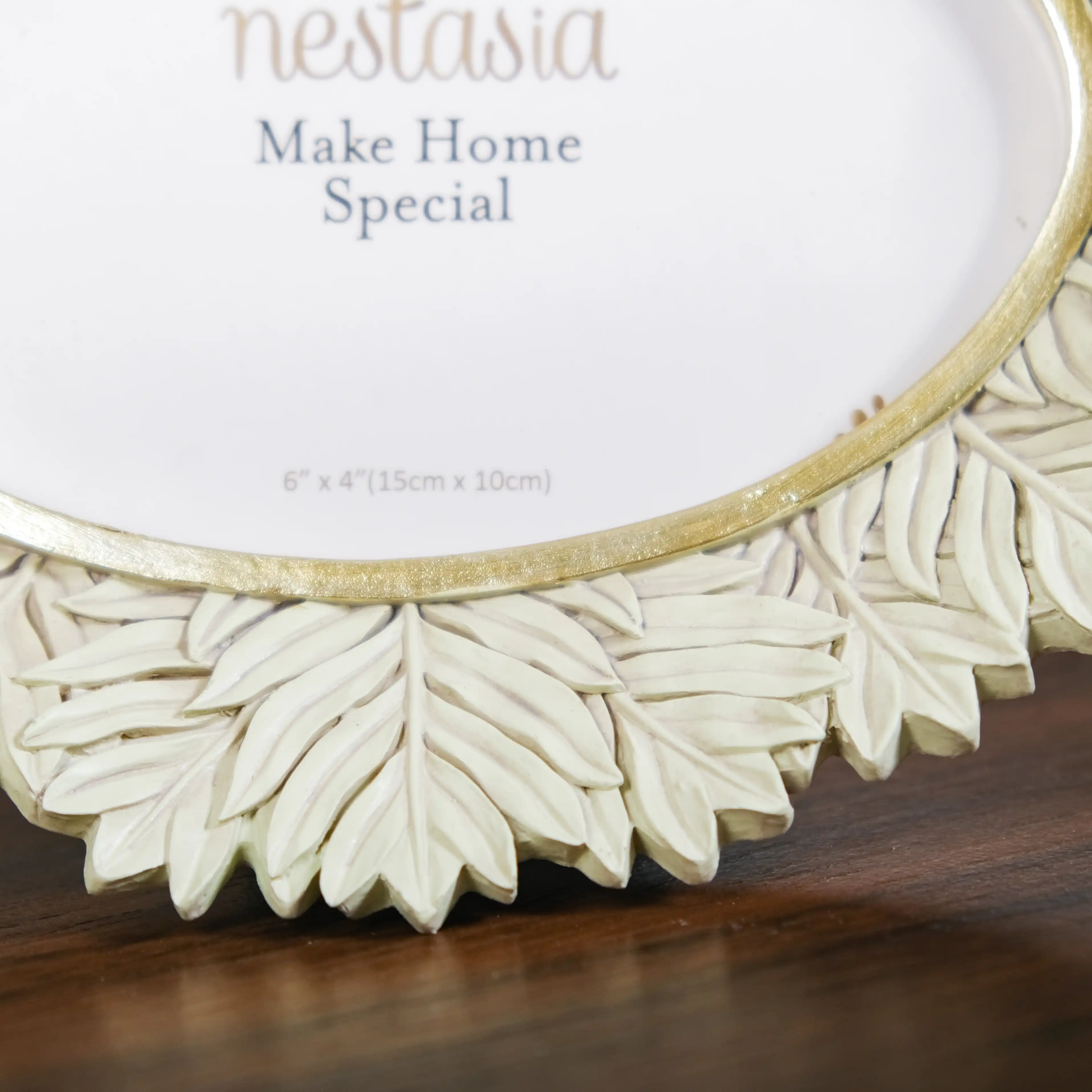 Fern Wreath Oval Photo Frame 8.5"x6.5" - Image 8