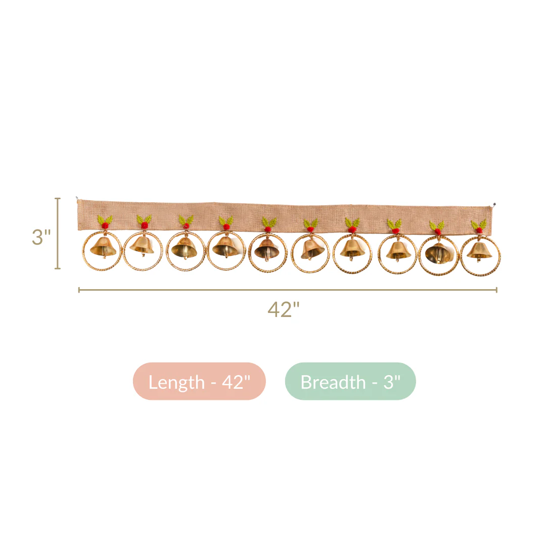 Festive Jingle Bells Door Hanging - Image 6