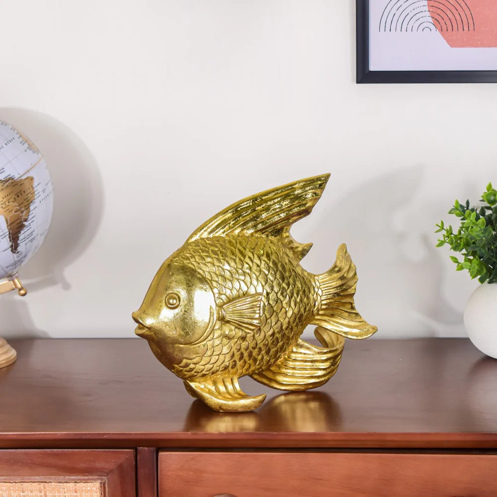 Fish Table Decor Gold - Image 4