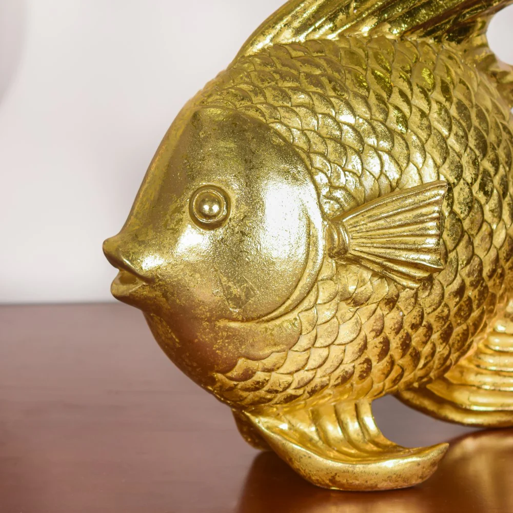 Fish Table Decor Gold - Image 5