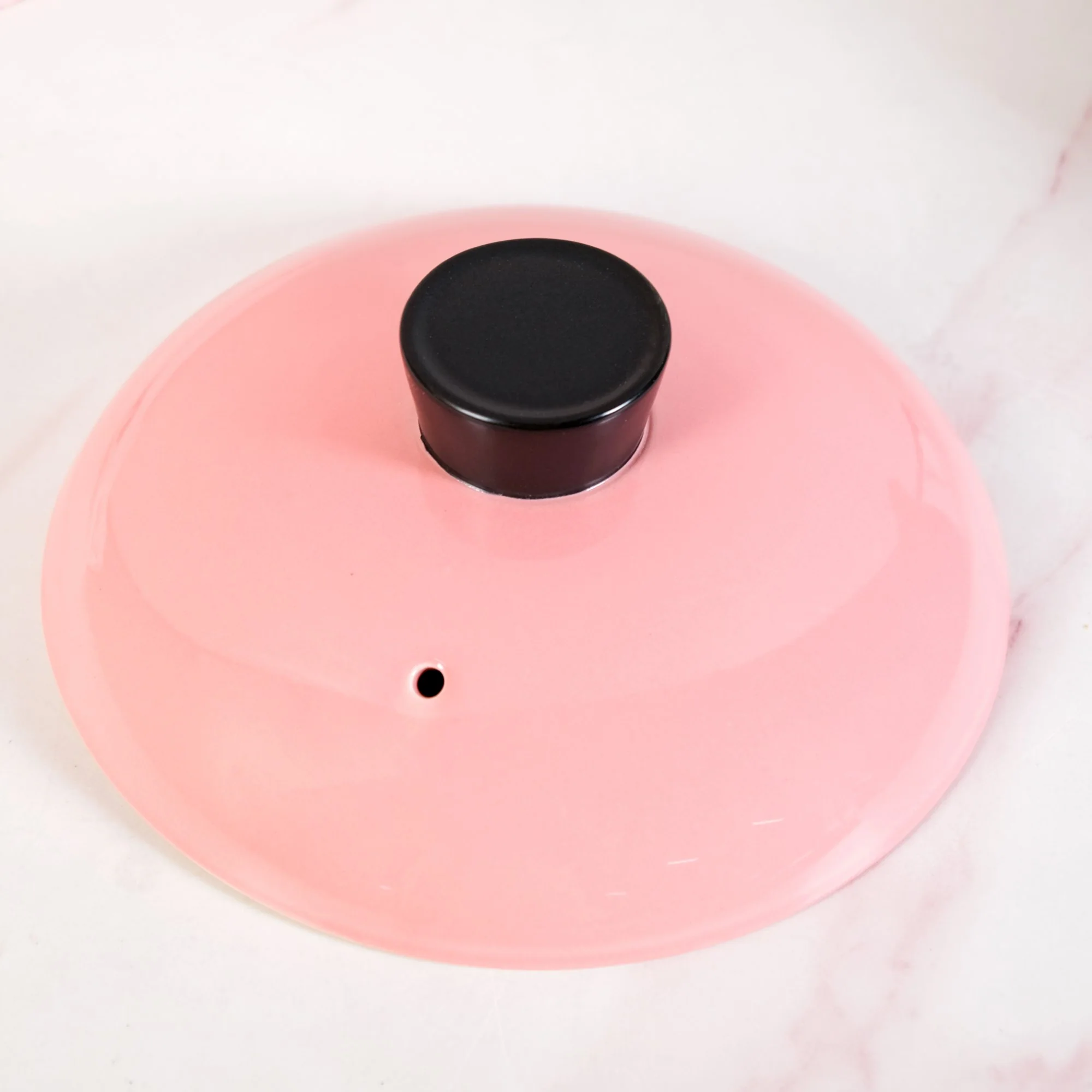 Flamora Ceramic Cooking Pot Pink 3600ml - Image 6