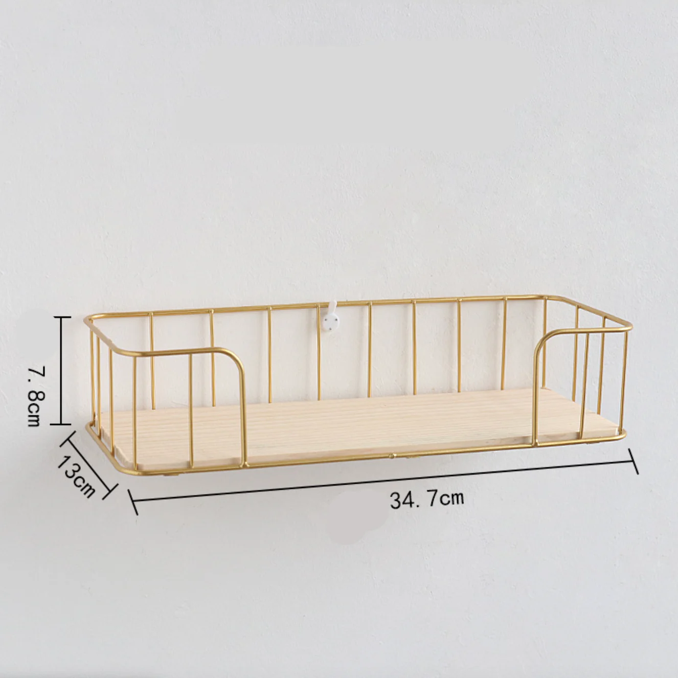 Floating Wall Shelf - Gold - Image 3