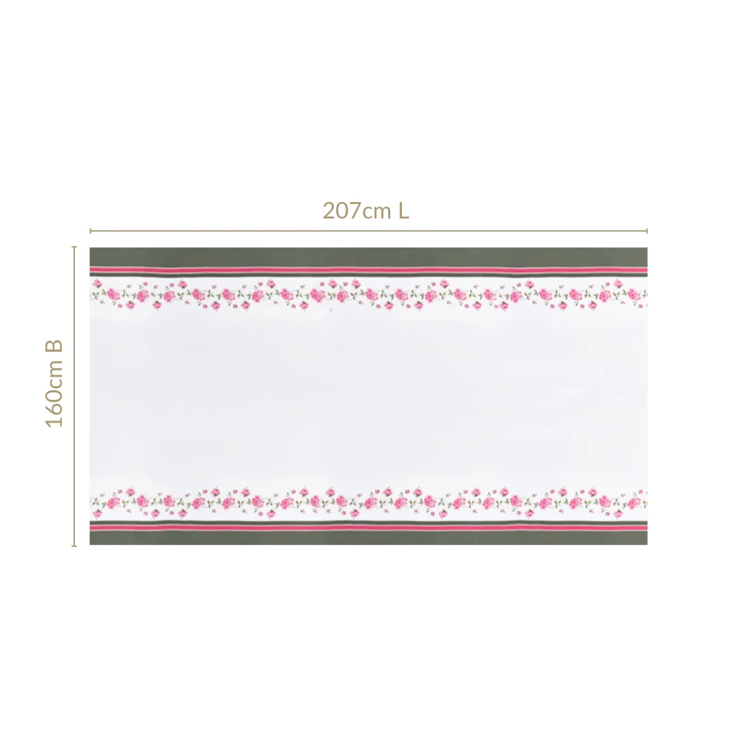 Floral Rouge Luxe 6 Seater Table Cloth 207x160cm - Image 4