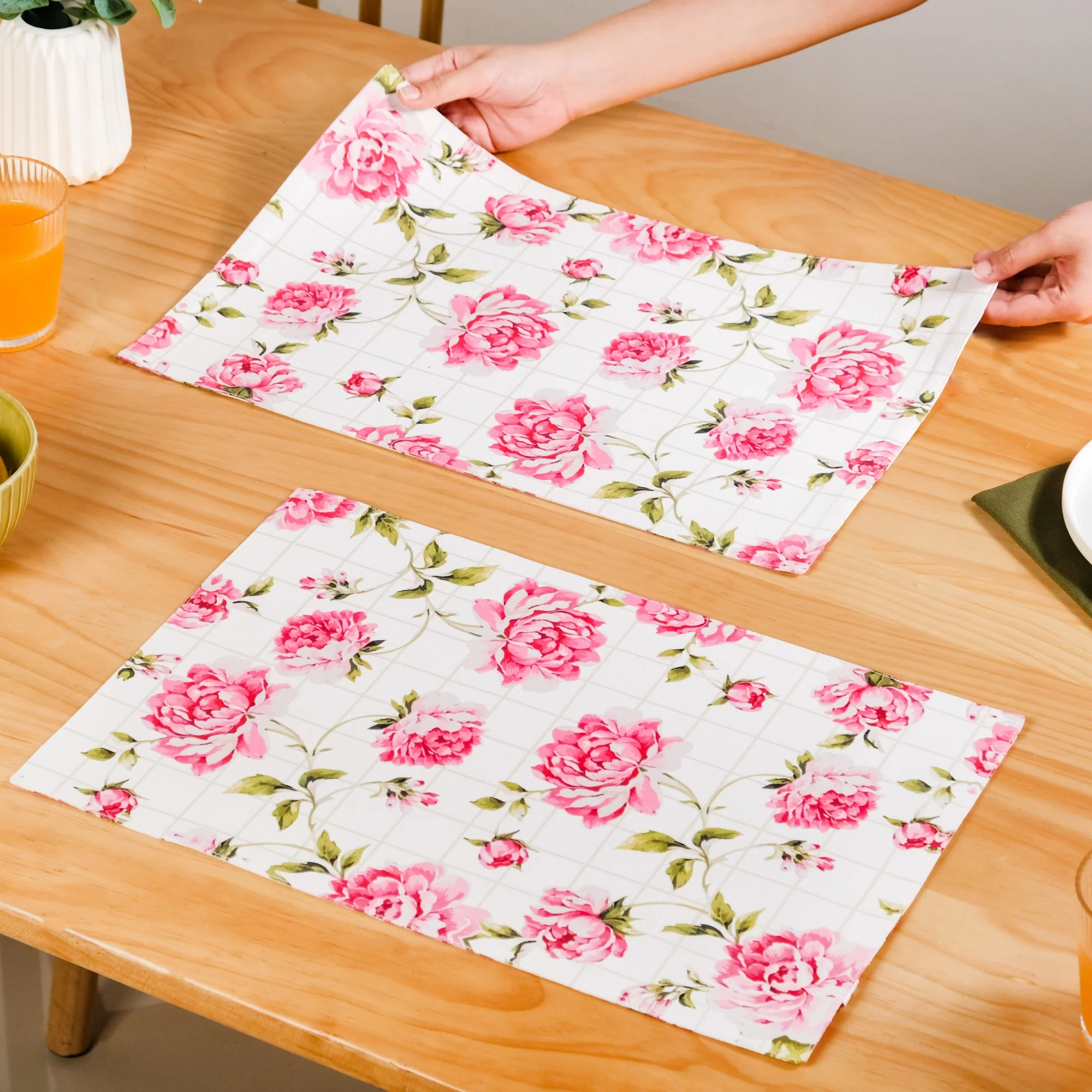 Floral Rouge Pure Cotton Table Mat Set Of 6 - Image 3