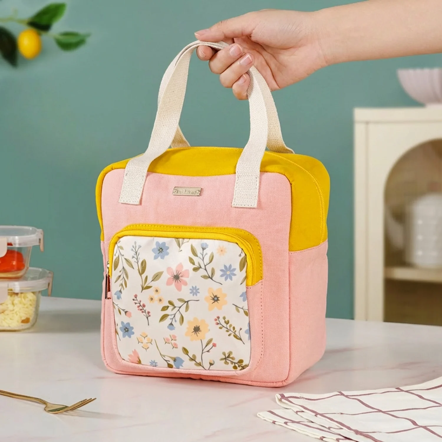 FloraPack Insulated Lunch Bag For Women - Image 3