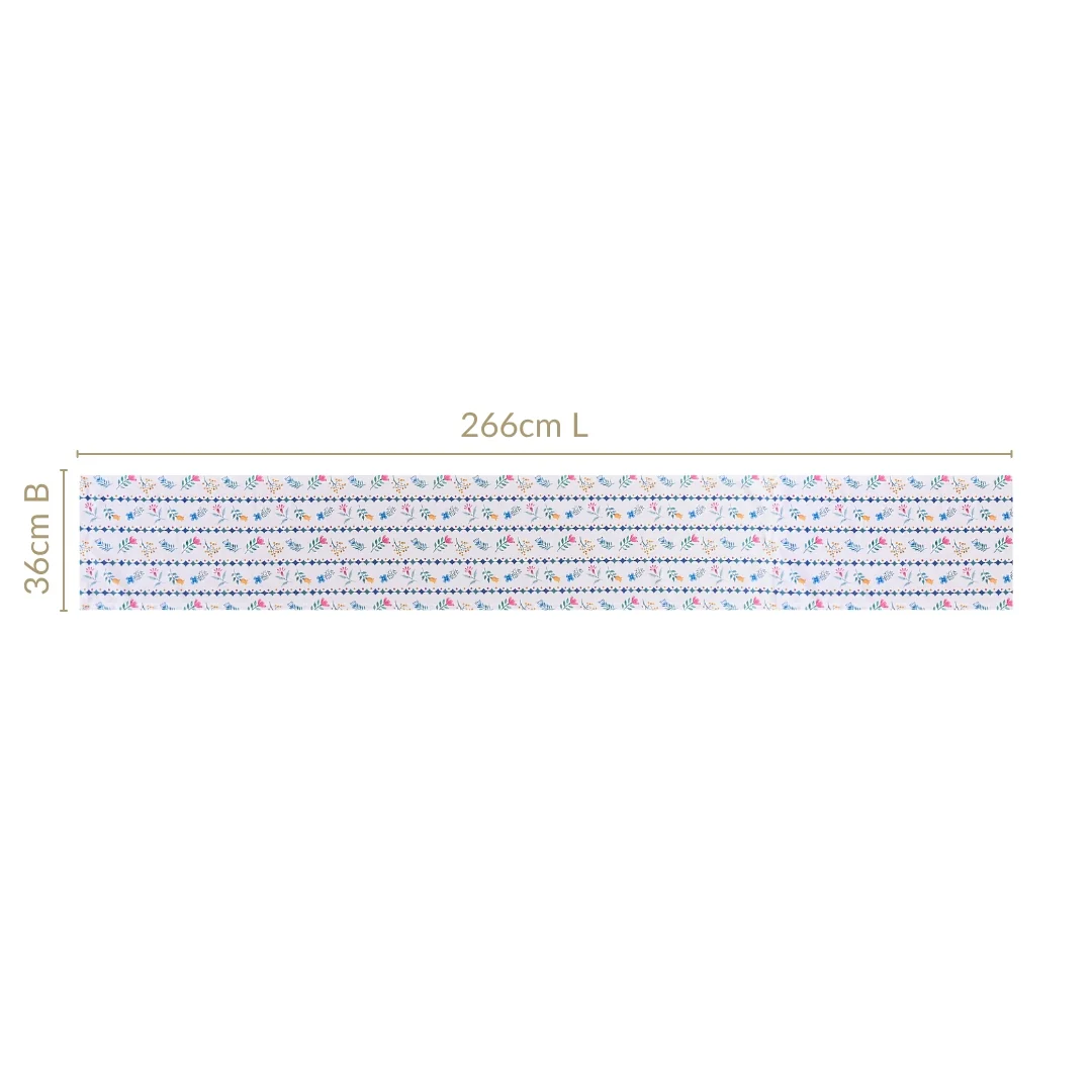 Florina Pure Cotton 8 Seater Runner 266x36cm - Image 3