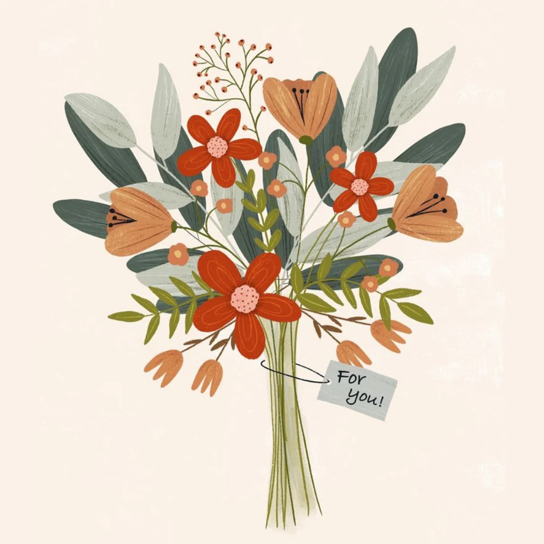 Flower Bouquet DIY Painting By Numbers Kit