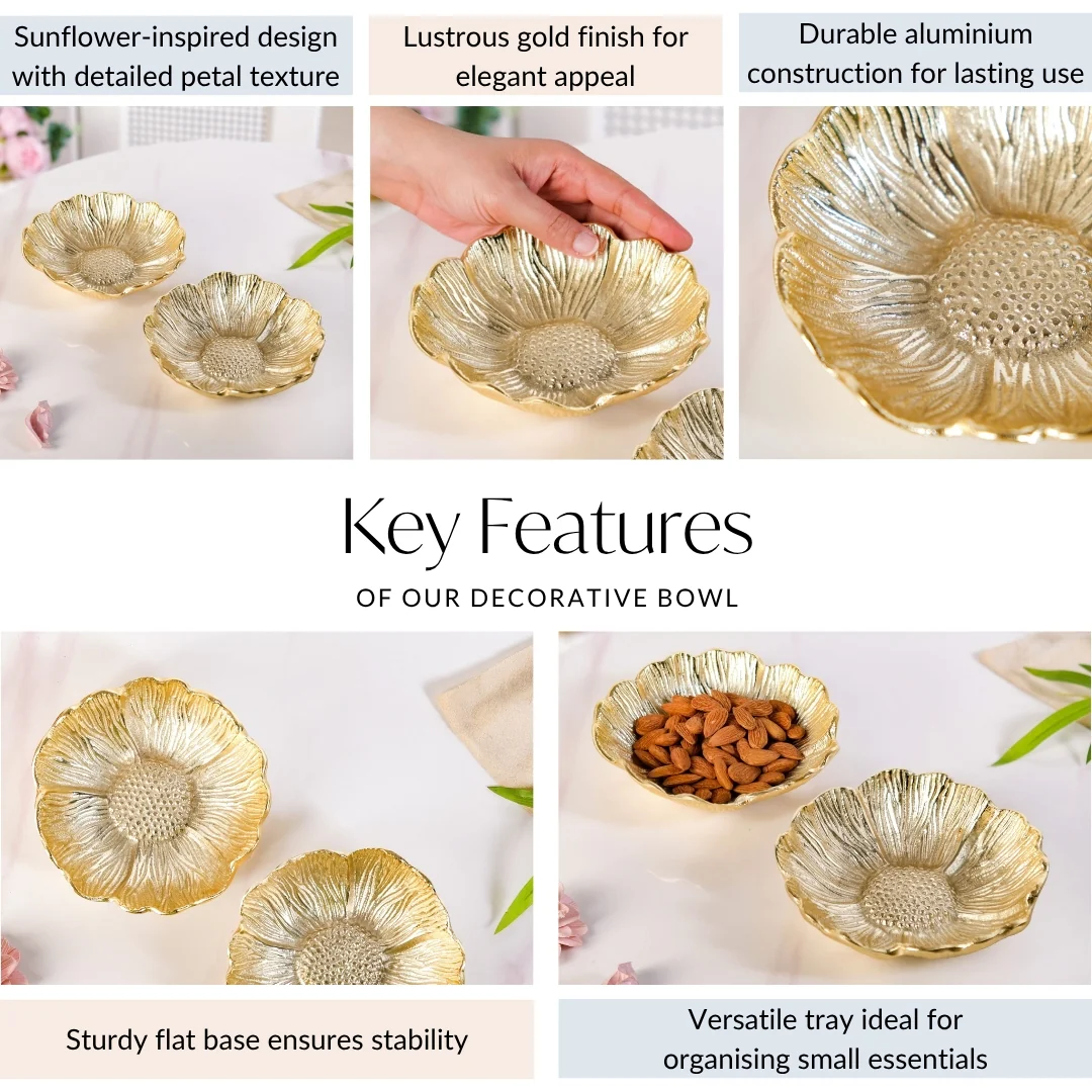 Flower Trinket Bowl Set Of 2 - Image 5