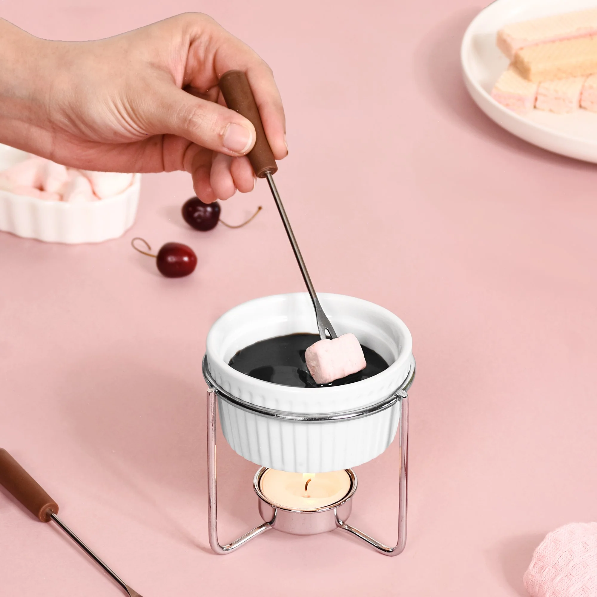 Fondue Pot with Stand - Image 2