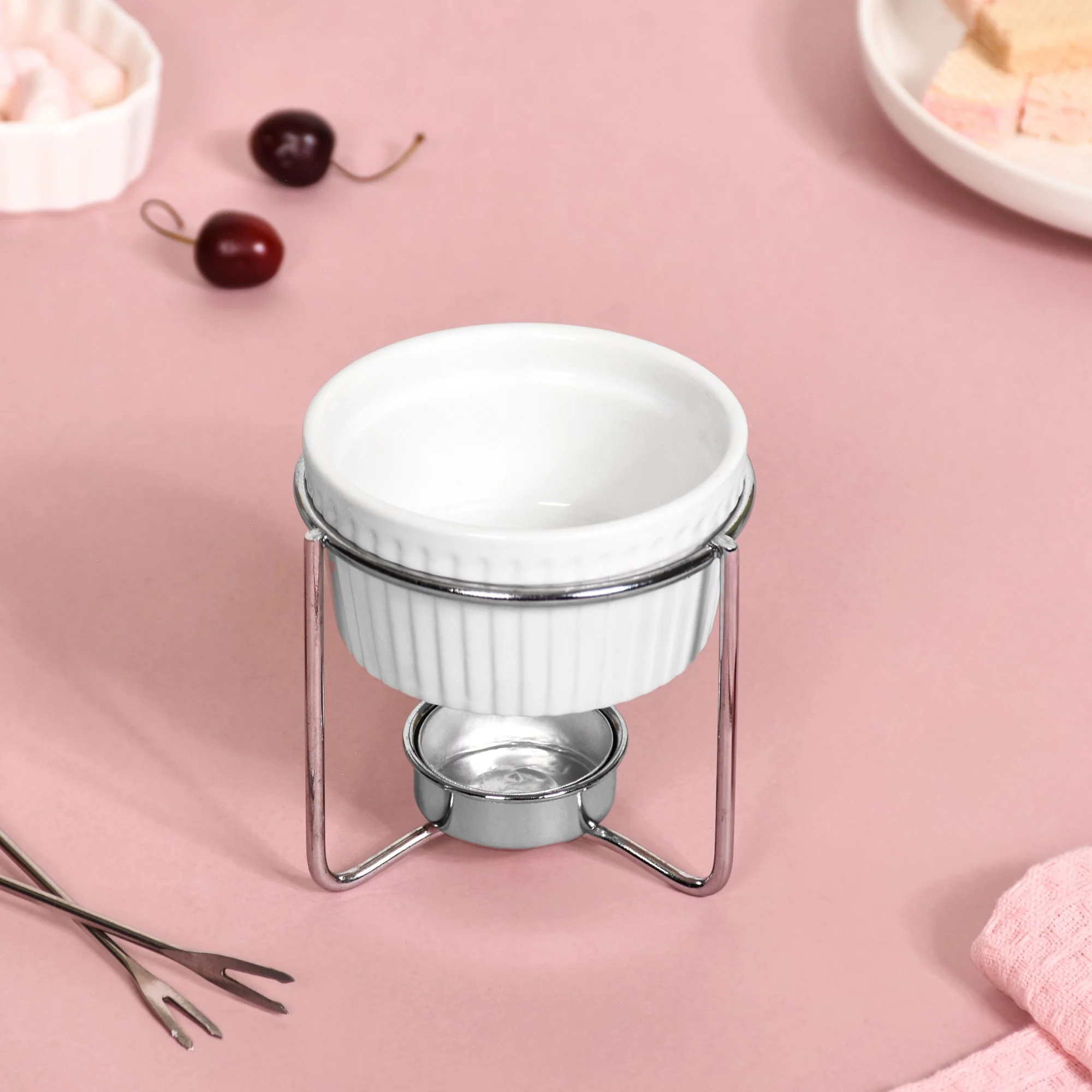 Fondue Pot with Stand - Image 3