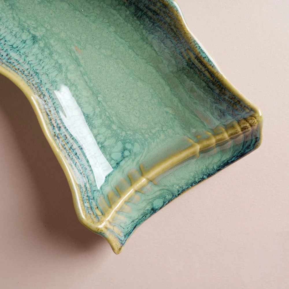 Forest Green Gloss Section Plate 12 Inch - Image 7