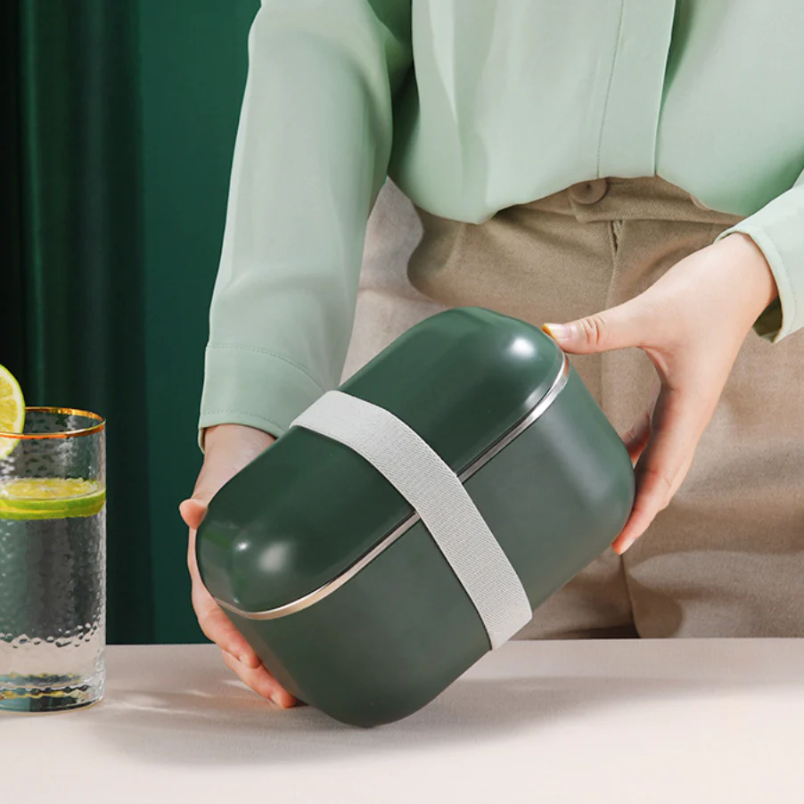 Fresh Meal Electric Hot Lunch Box Green - Image 8