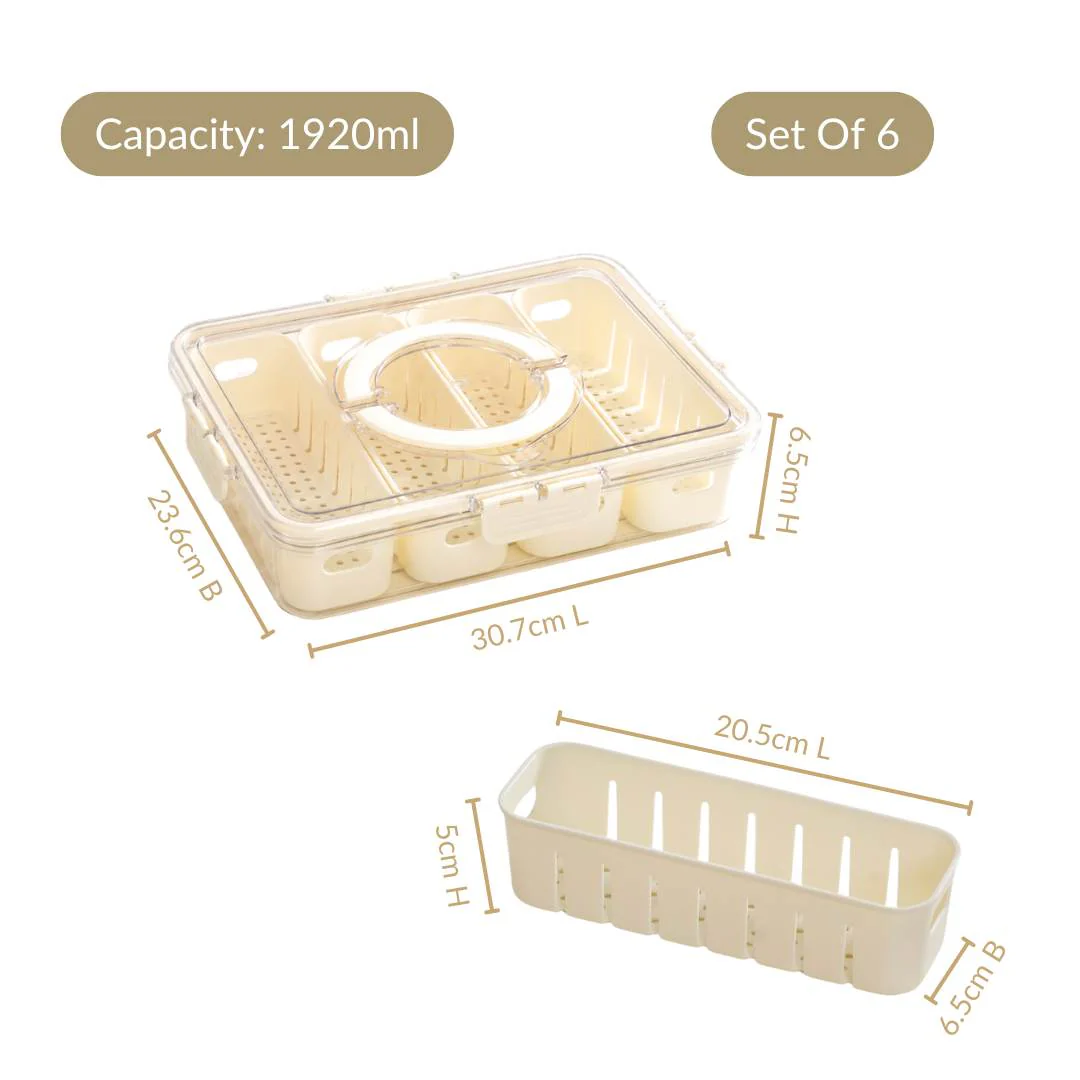 FreshGrid 4 Compartments Airtight Storage Box - Image 5