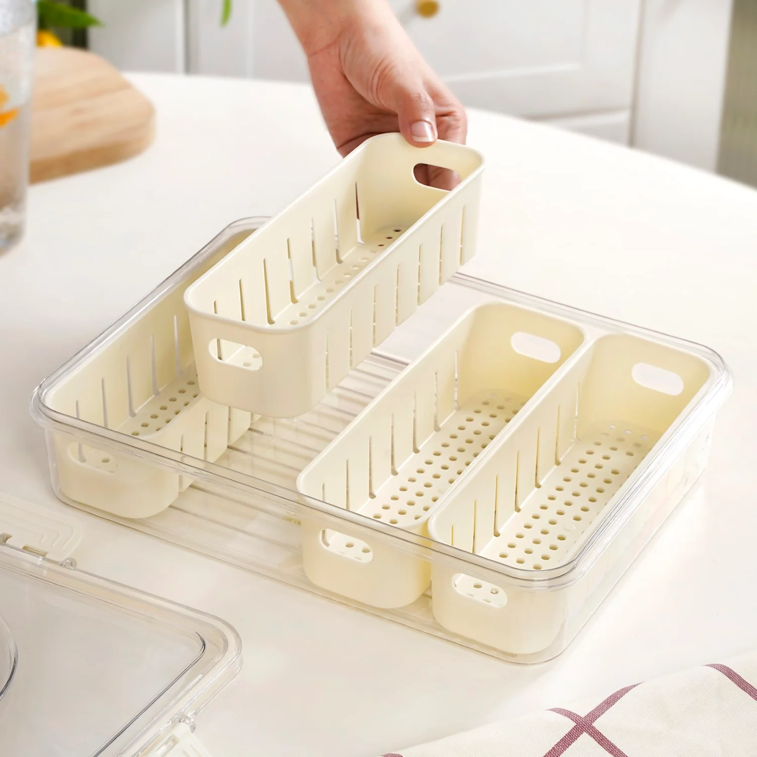 FreshGrid 4 Compartments Airtight Storage Box - Image 7