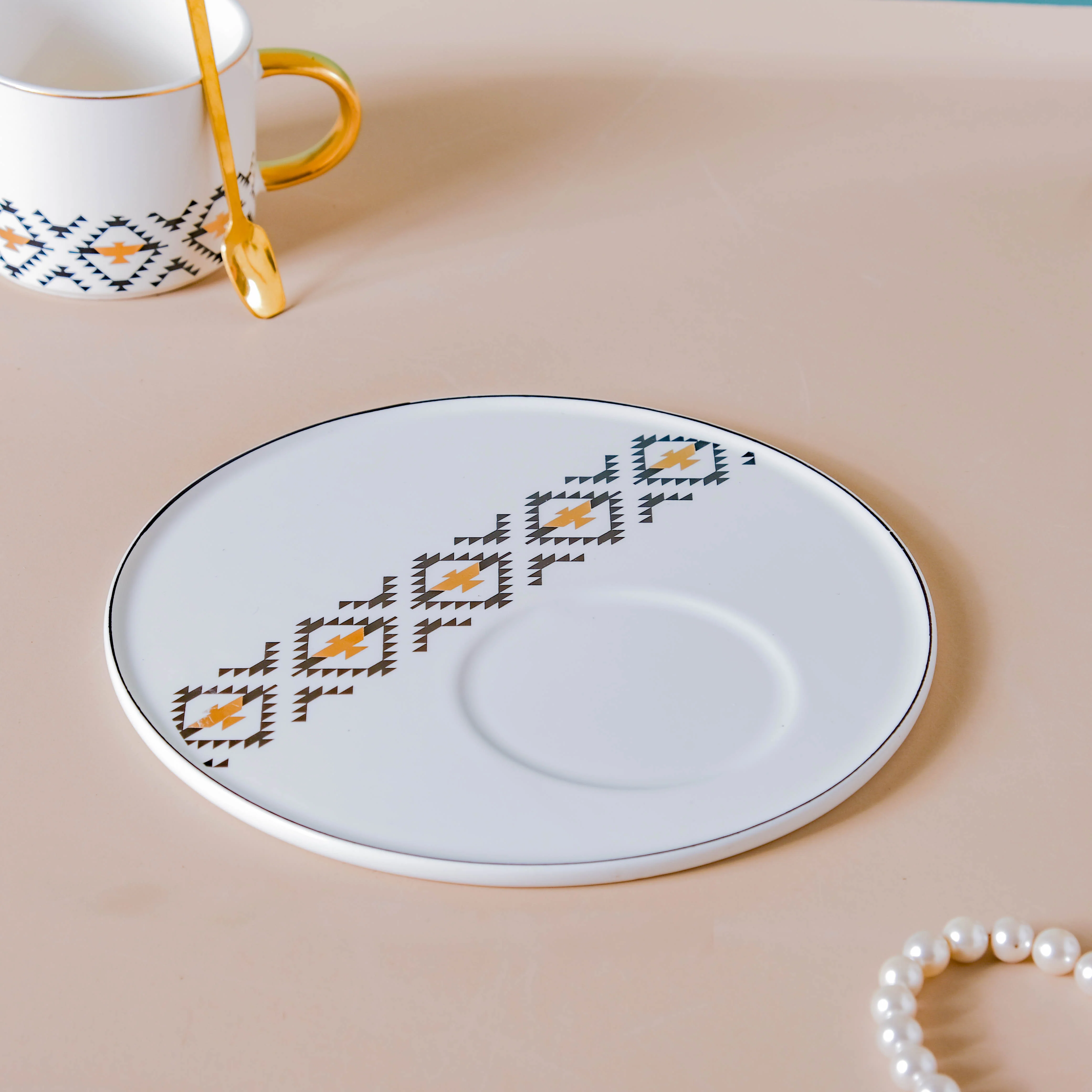 Geometric Cup And Plate Set - Image 13
