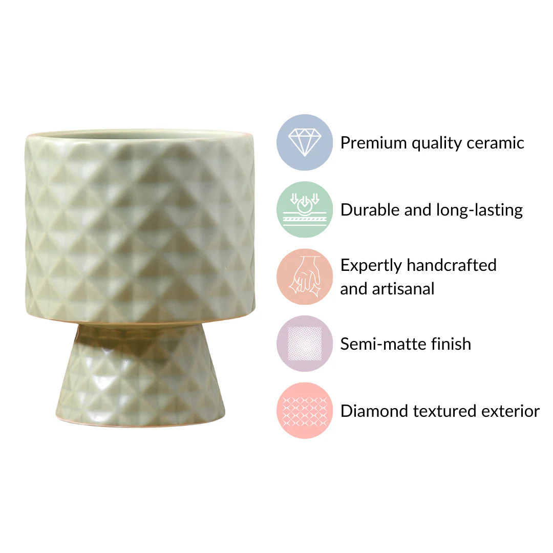 Geometric Vase Sage Green - Image 5