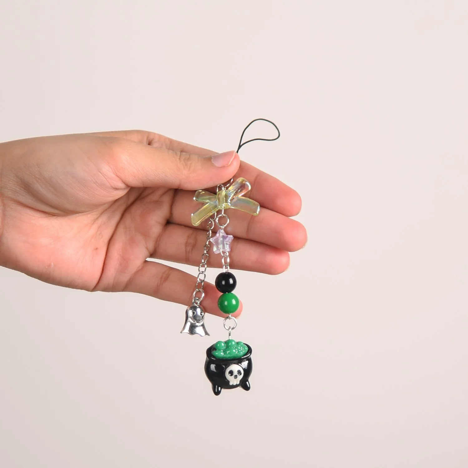 Ghost Cauldron Phone Charm - Image 2