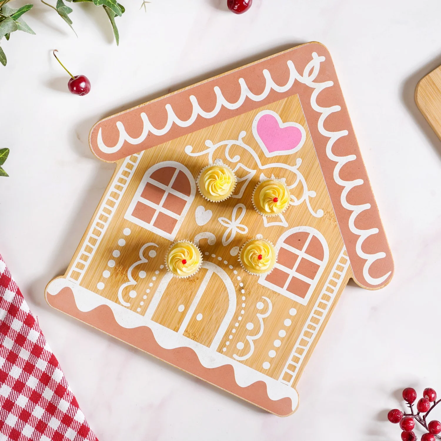Ginger Bread House Serving Platter 12 Inch - Image 2