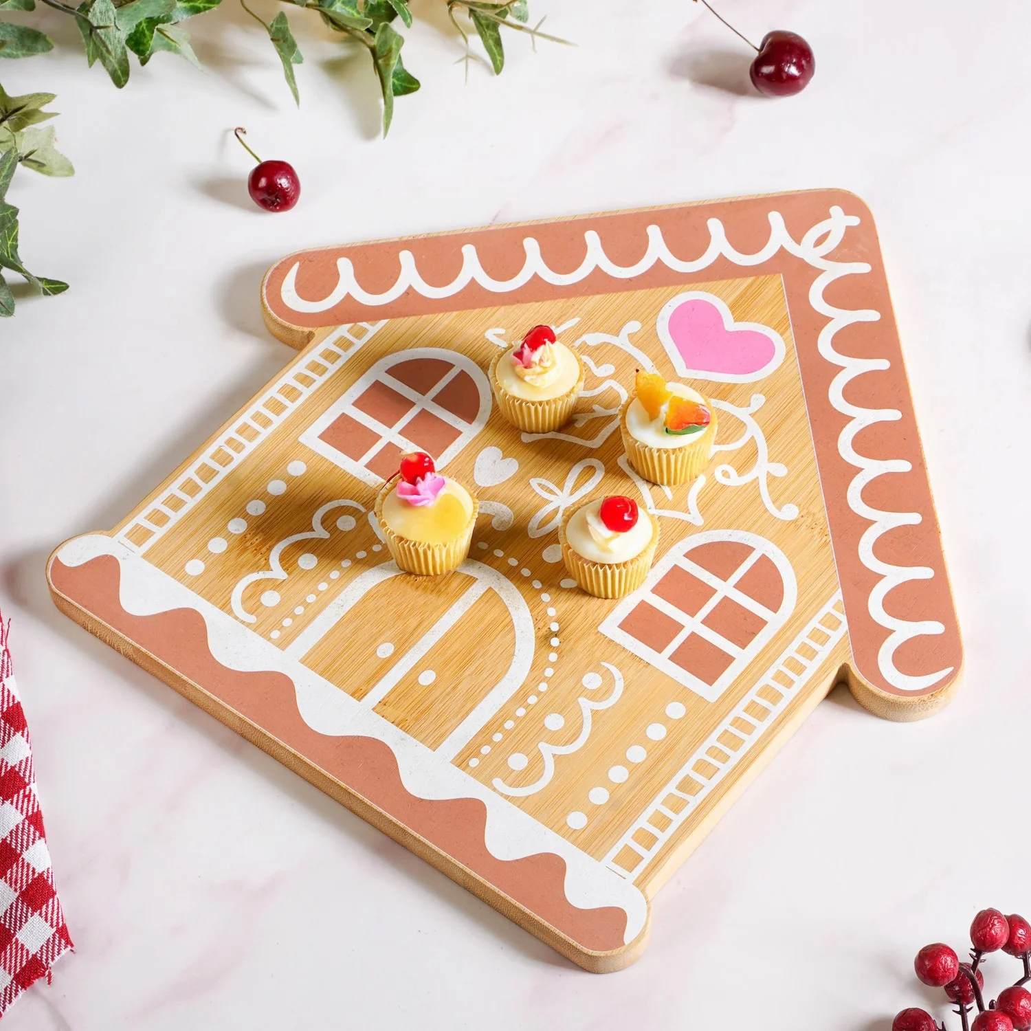 Ginger Bread House Serving Platter 12 Inch - Image 9