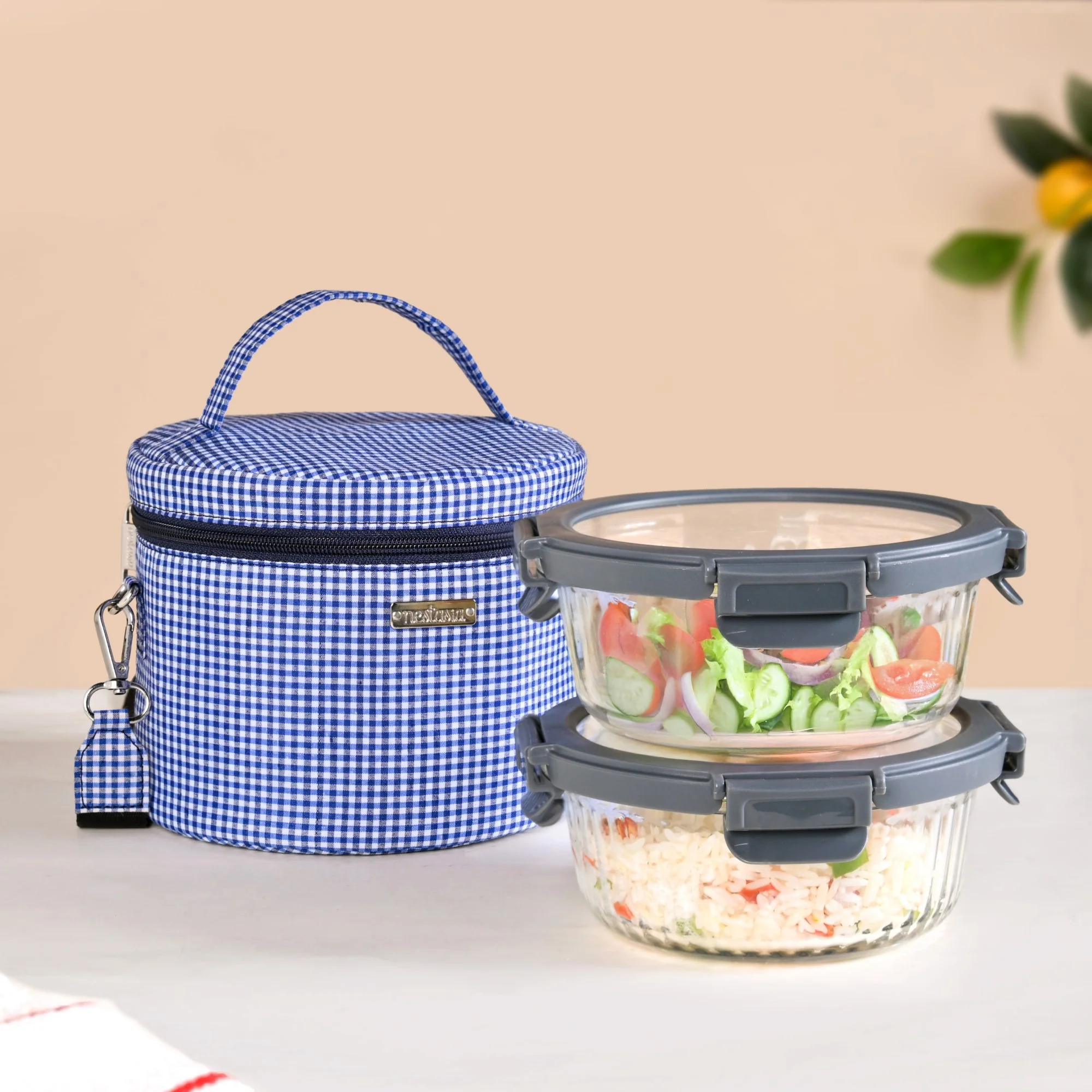 Gingham Daily Insulated Lunch Bag - Image 10