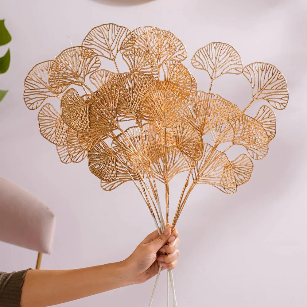 Ginkgo Stem Gold Set Of 4 - Image 4