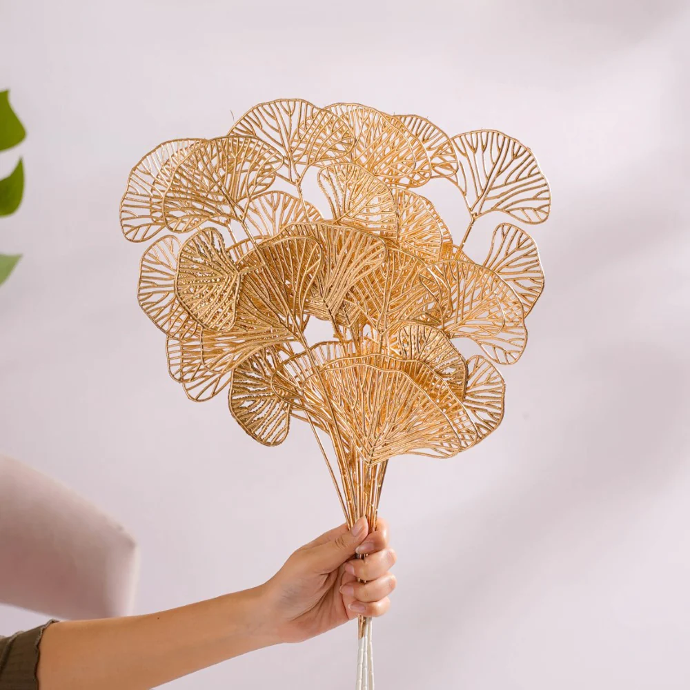 Ginkgo Stem Gold Set Of 4 - Image 6